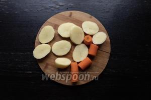 Постный тыквенно-картофельный суп-пюре с сельдереем 