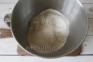 Цельнозерновой хлеб без дрожжей с семенами льна 