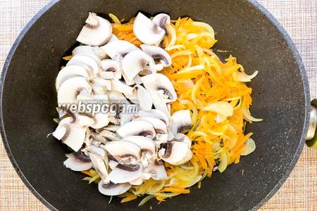 Паста с грибами в сметанном соусе 