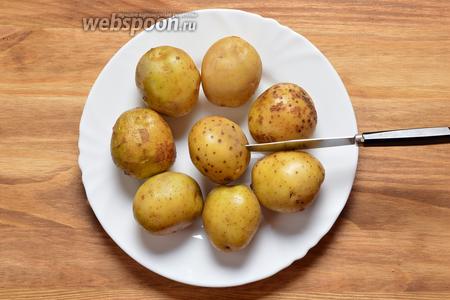 Картофель в мундире в микроволновке 