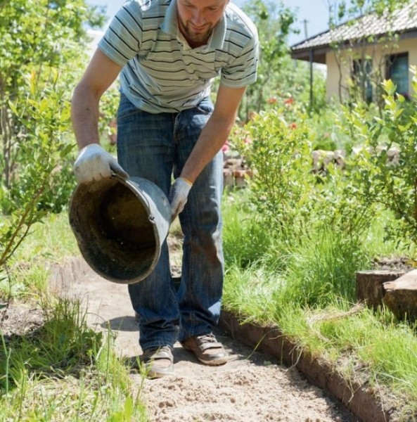 Как сделать садовые дорожки на даче своими руками? (80+ Фото вариантов отличных идей) +Отзывы