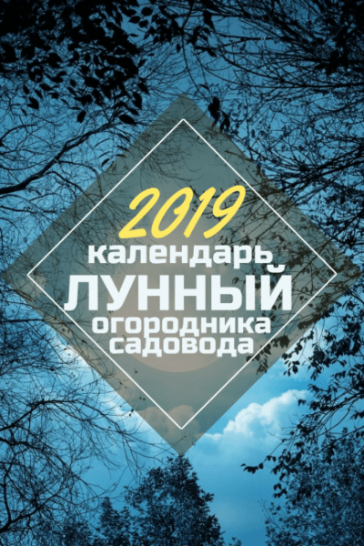 Лунный календарь садовода и огородника на 2019 год