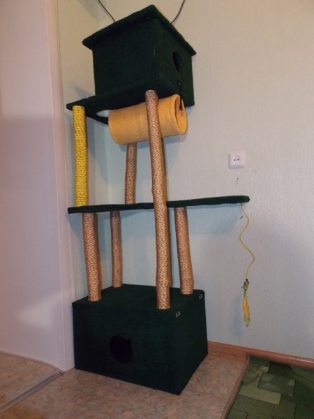 Развликушка для нашей кошки интерьерная мебель для тех кто любит кошек