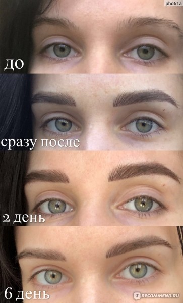 Перманентный макияж бровей: сколько держится по времени, как делается, техника пудровое напыление, уход и заживление