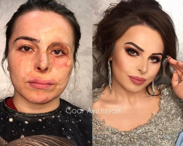 20 невероятных преображений при помощи макияжа от российского визажиста