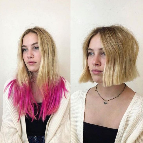 25 женщин до и после стрижки, чьё желание «сделать что-то со своими волосами», закончилось сокрушительной победой