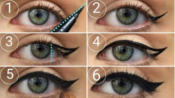 13 Невероятно простых инструкций с пошаговыми фото, как сделать стрелки на глазах для начинающих