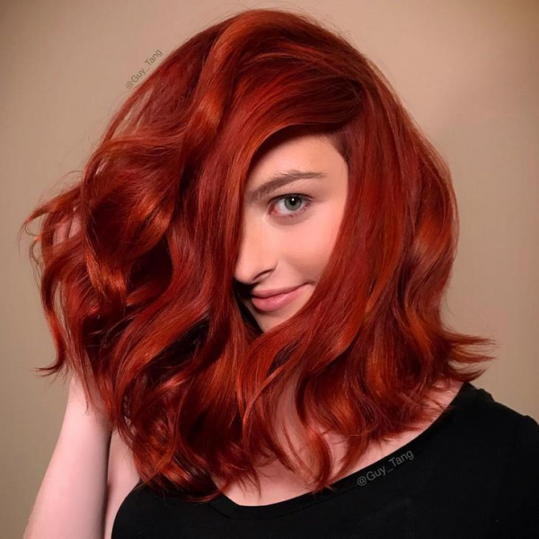 Красно-рыжие волосы — тренд 2021