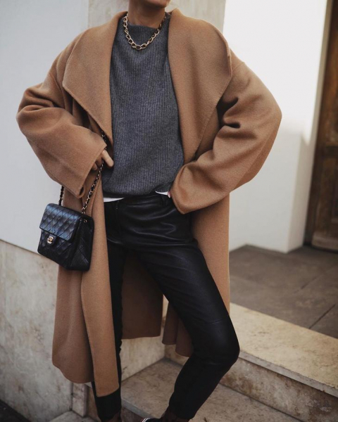 Коричневое пальто: 18 стильных луков, которые стоит взять на заметку