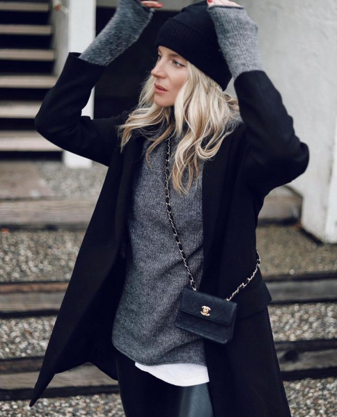 Серый свитер и джемпер: 20 шикарных идей, как составить незабываемый образ