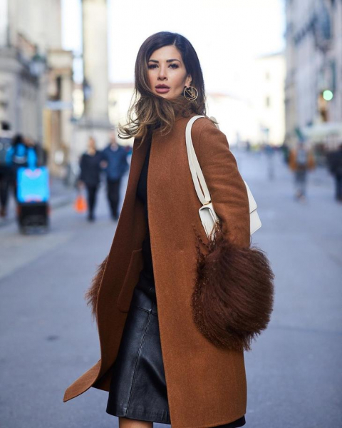 Коричневое пальто: 18 стильных луков, которые стоит взять на заметку