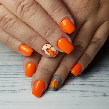 Лучшие идеи оранжевого маникюра: цветосочетания и модный дизайн оранжевого маникюра